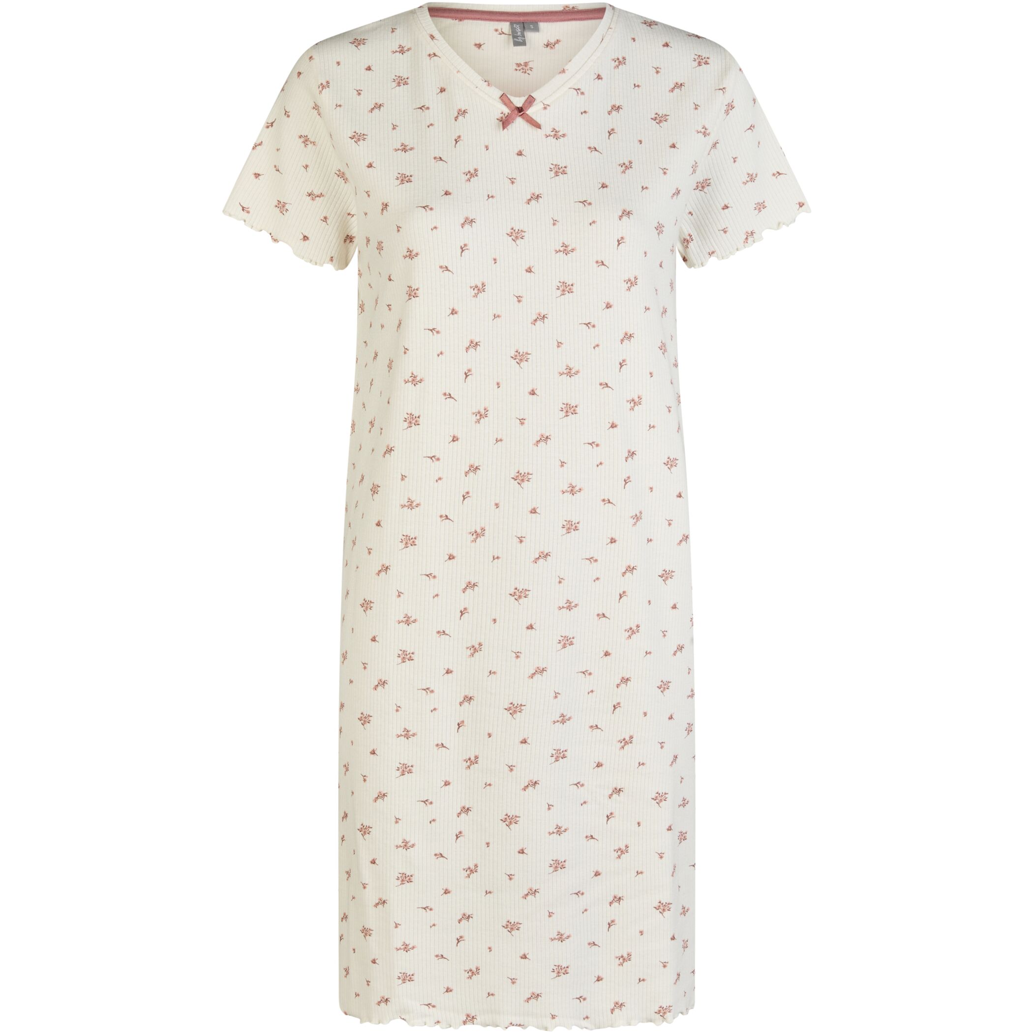Damen Langarm Sleepshirt Floral