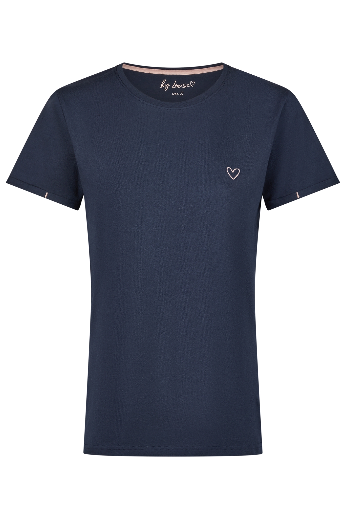Damen Halbarm Shirt navy