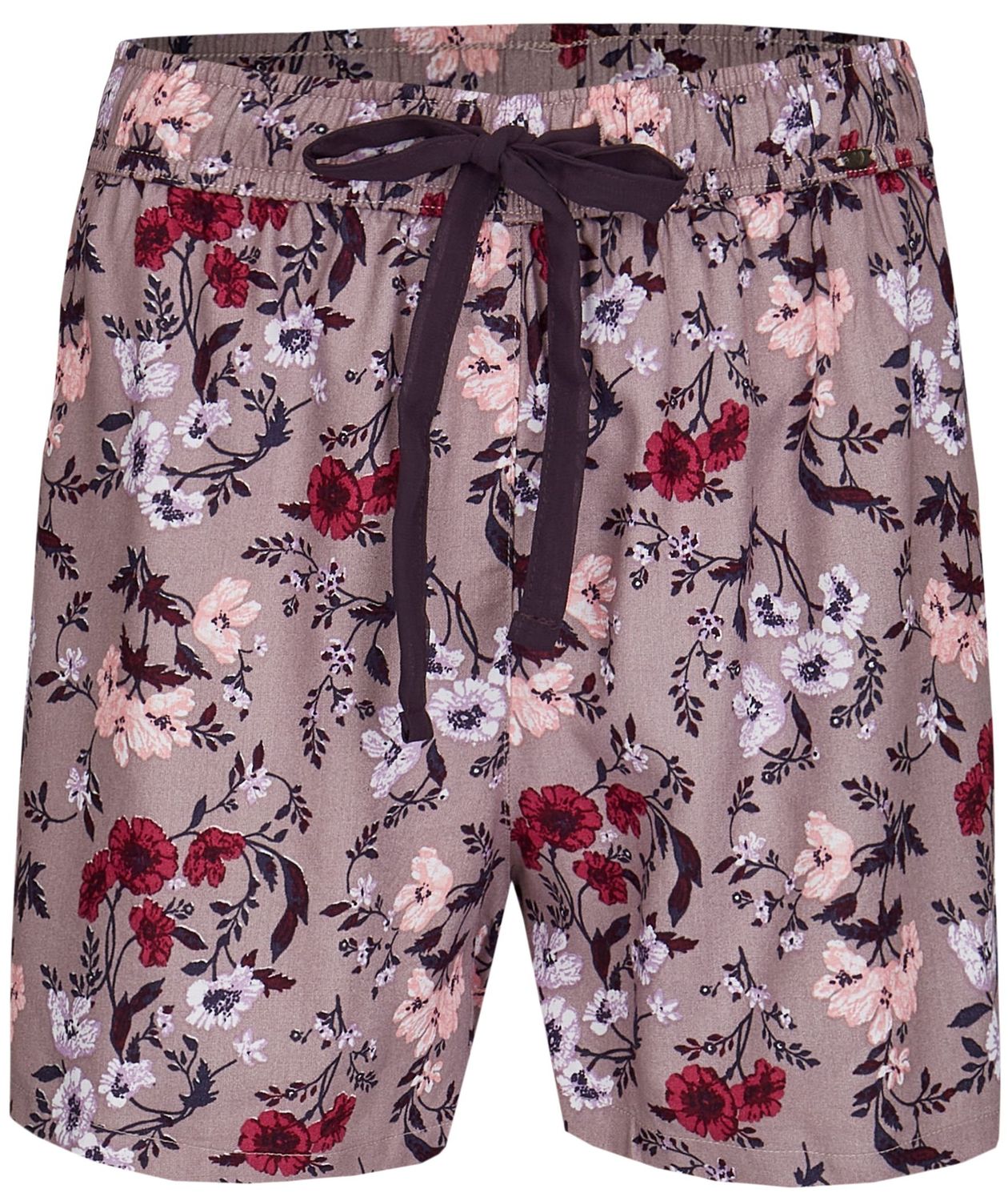 Damen Schlafshorts violett floral