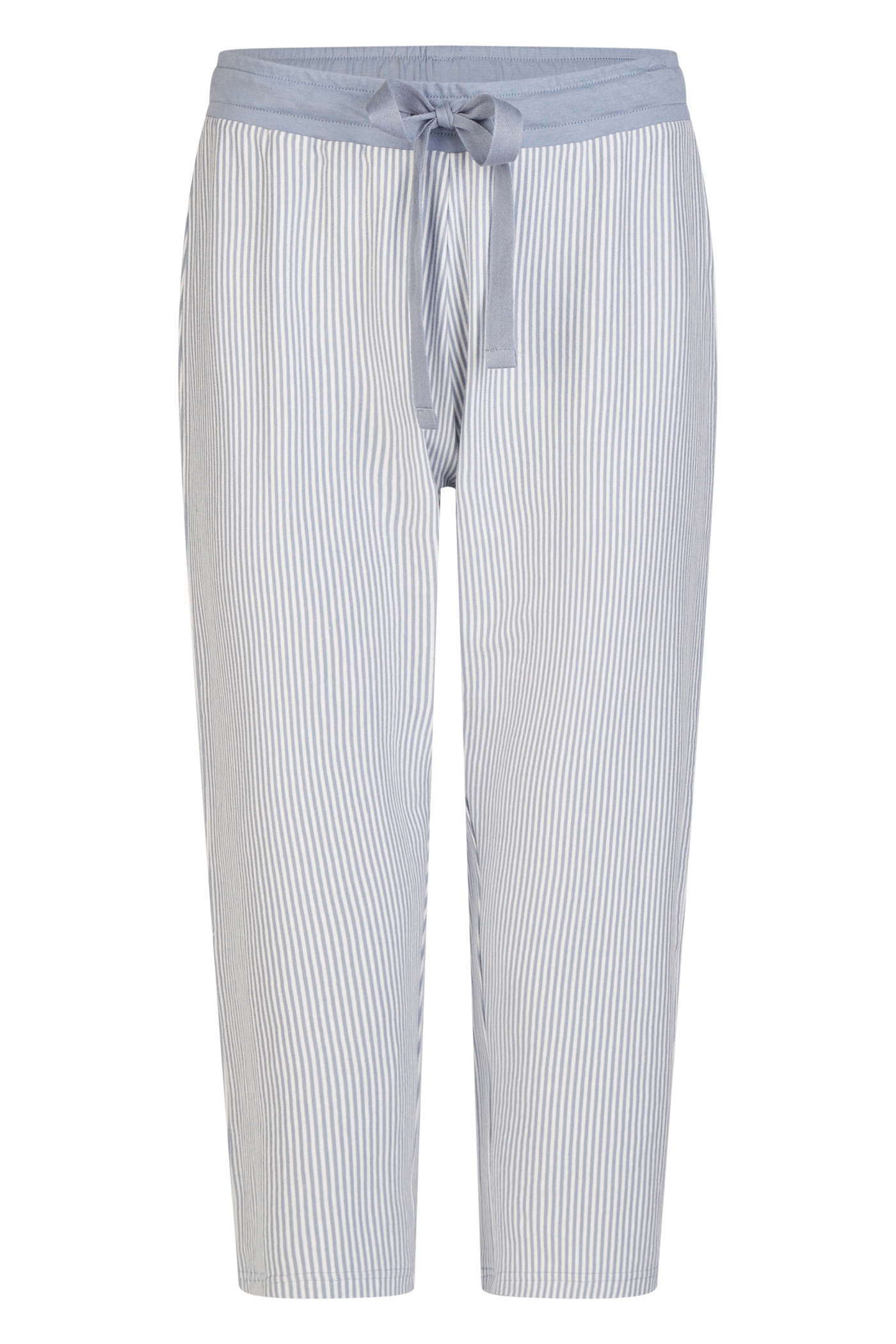 Ladies capri pants 3/4 rose striped