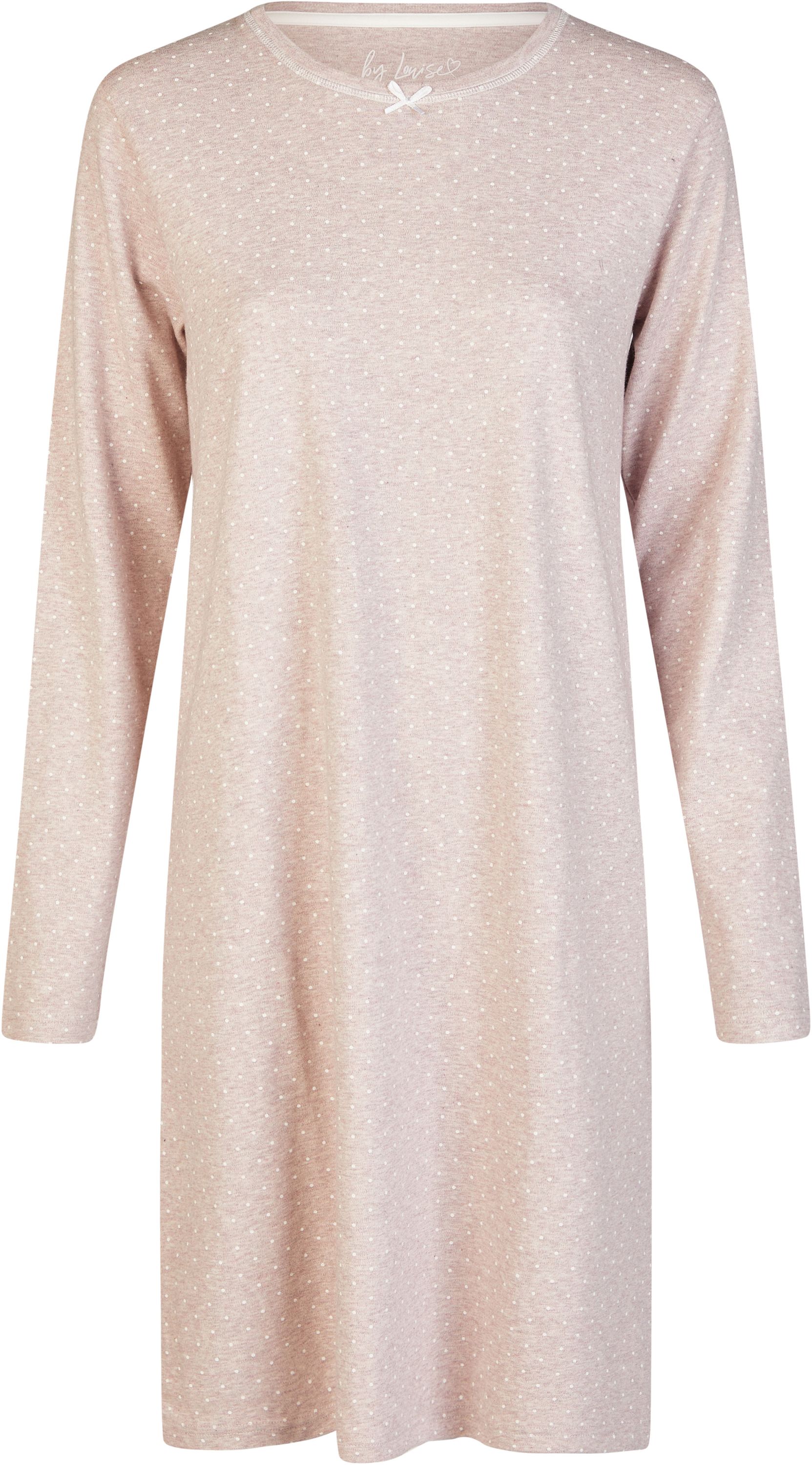 Ladies half-sleeved sleepshirt navy print