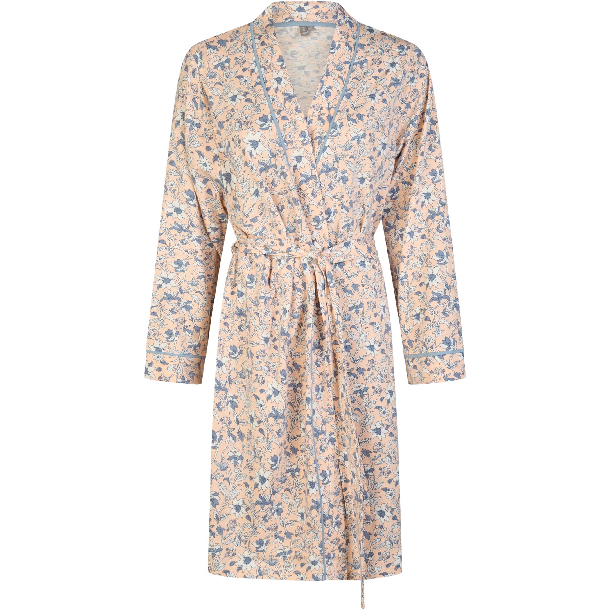 Damen Morgenmantel lang mit Gürtel