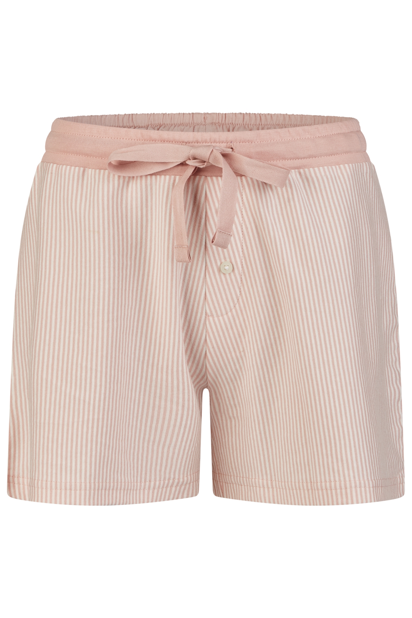 Damen Schlafshorts rose gestreift