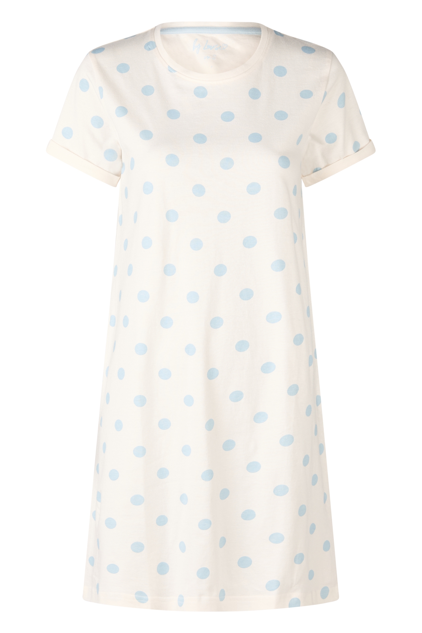 Damen Halbarm Sleepshirt Punkte