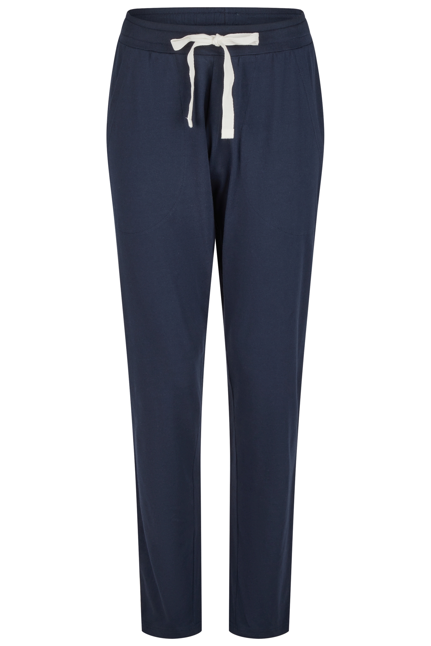 Damen Pyjamahose navy uni